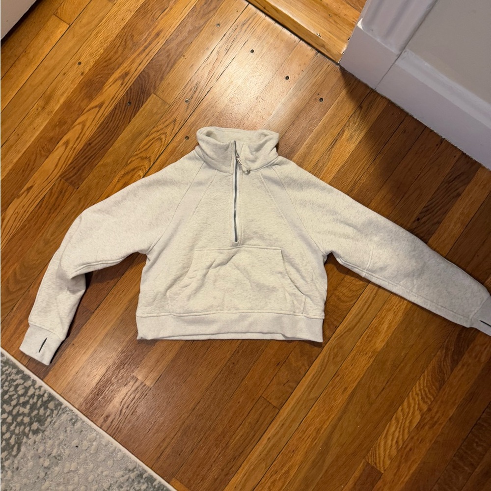 NWOT Lululemon Cropped Scuba Half Zip